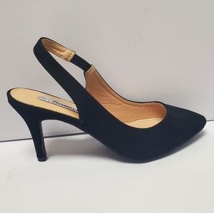Slingback close toe
